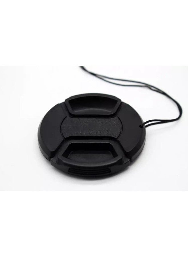 Lens Cover 49/52/55/58/62/67/72/77/82mm Middle Pinch Lens Cover With Lanyard-Color:82 - Image 4