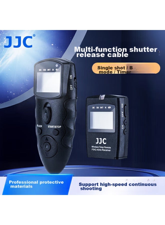JJC Jjc Compatible With Fuji Shutter Cable Xt5 Xt4 Xt30 Second Generation Xt20 Xa7 Xa5 X100Vi Xh2S Mirrorless And Dslr Camera Wireless Remote Control Timer Delay Photography - Image 1