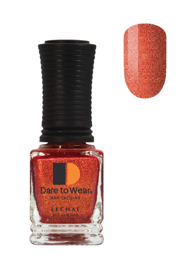 Lechat Nail Polish Super Shine Long Wear Lacquer Quick Drying Nail Color Resists Chips Fading Lasts Up To 3 Weeks Precise Application In One Stroke Nail Paint  Precious Coral Dw124