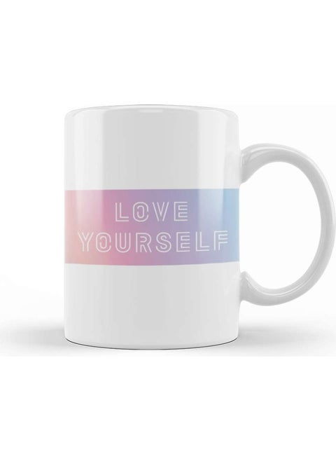 Print Shop Bts Love Yourself Pastel Gradient Mug Porcelain