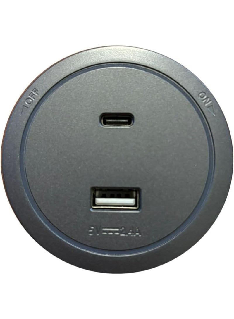 Universal Power Strip with Magnetic Rail Metal Housing, with 3-Socket  LED Indicator, Copper Internal Components - Image 3