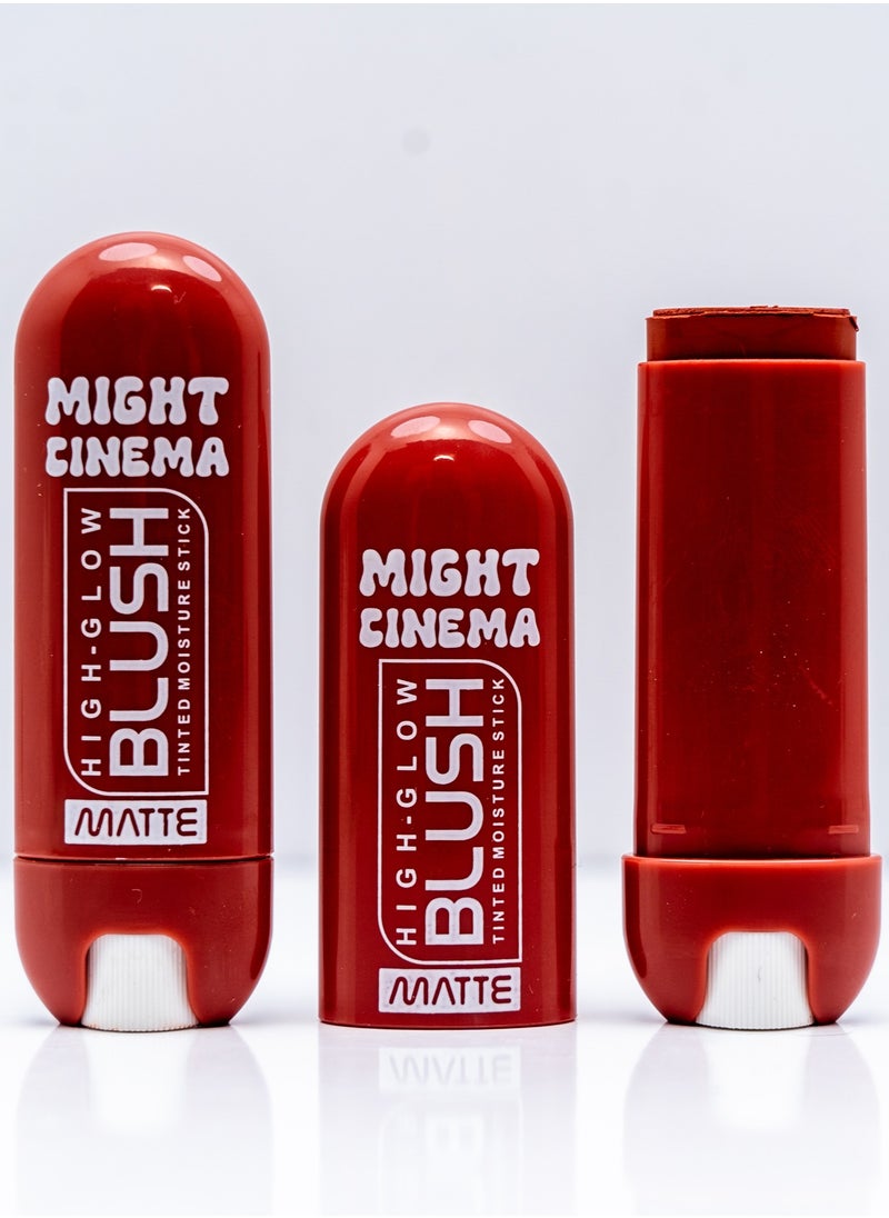 Might Cinema - High-Glow Matte Blush Stick, Tinted Moisturing 5g - No. 102 - Image 1