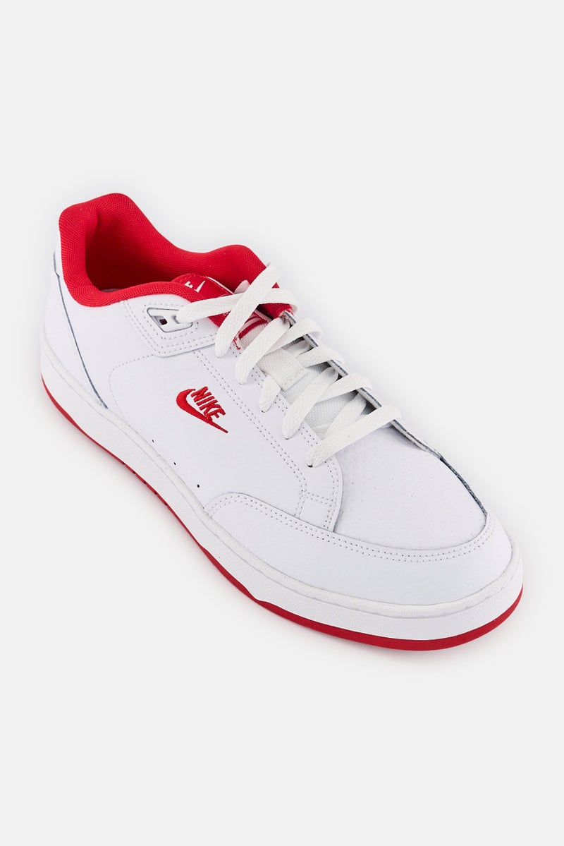 Nike Men Grandstand II Lace Up Outdoor Sneakers, White - Image 1