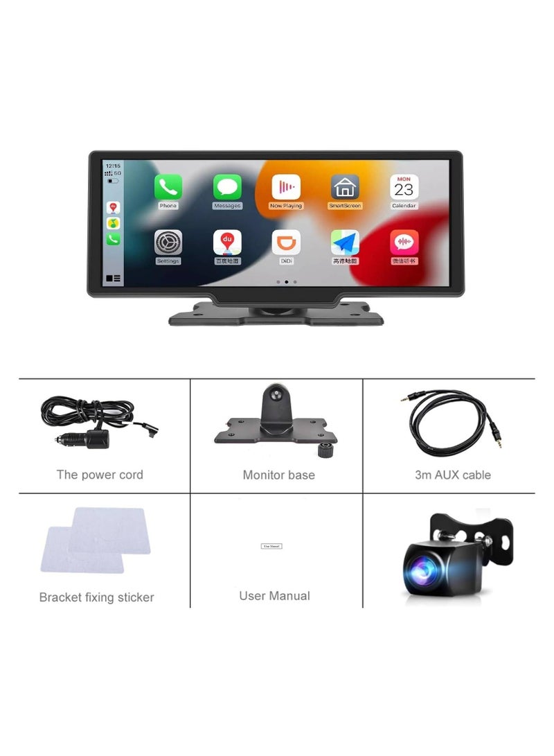 Raymos RM-808 10.26" Dashboard  Car android  screen 4/64 GB with Wireless car play android auto and inbuilt Dual DVR including HD reverse camera - Image 2