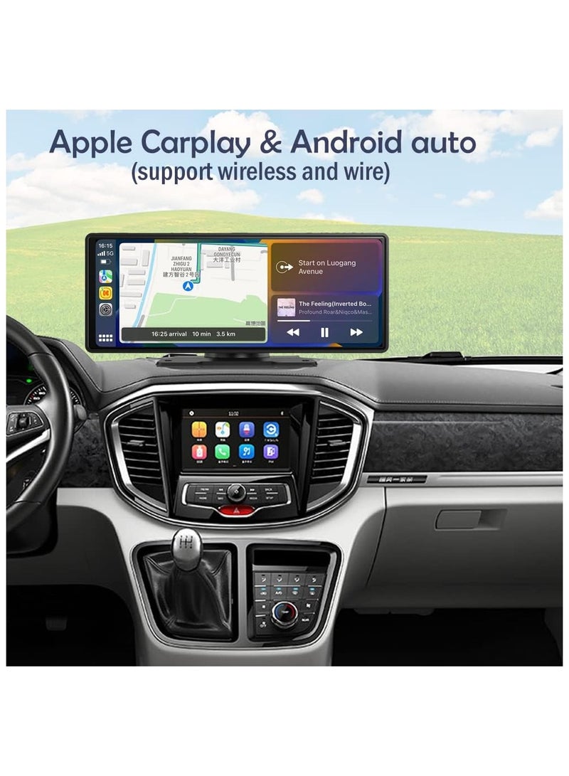 Raymos RM-808 10.26" Dashboard  Car android  screen 4/64 GB with Wireless car play android auto and inbuilt Dual DVR including HD reverse camera - Image 4