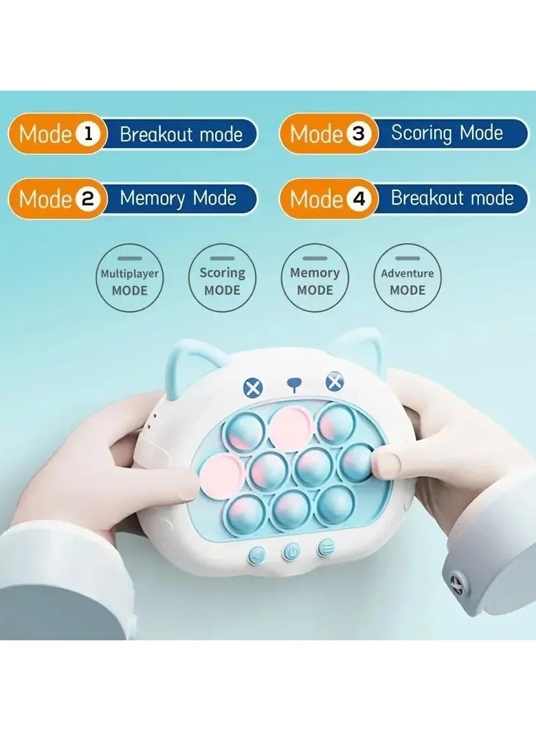 ارواق وحدة تحكم ألعاب الضغط السريع الكرتونية على شكل حيوان لطيف، أوضاع ذاكرة متقدمة متعددة للتفاعل بين الوالدين والطفل، لعبة تخفيف التوتر - Image 2