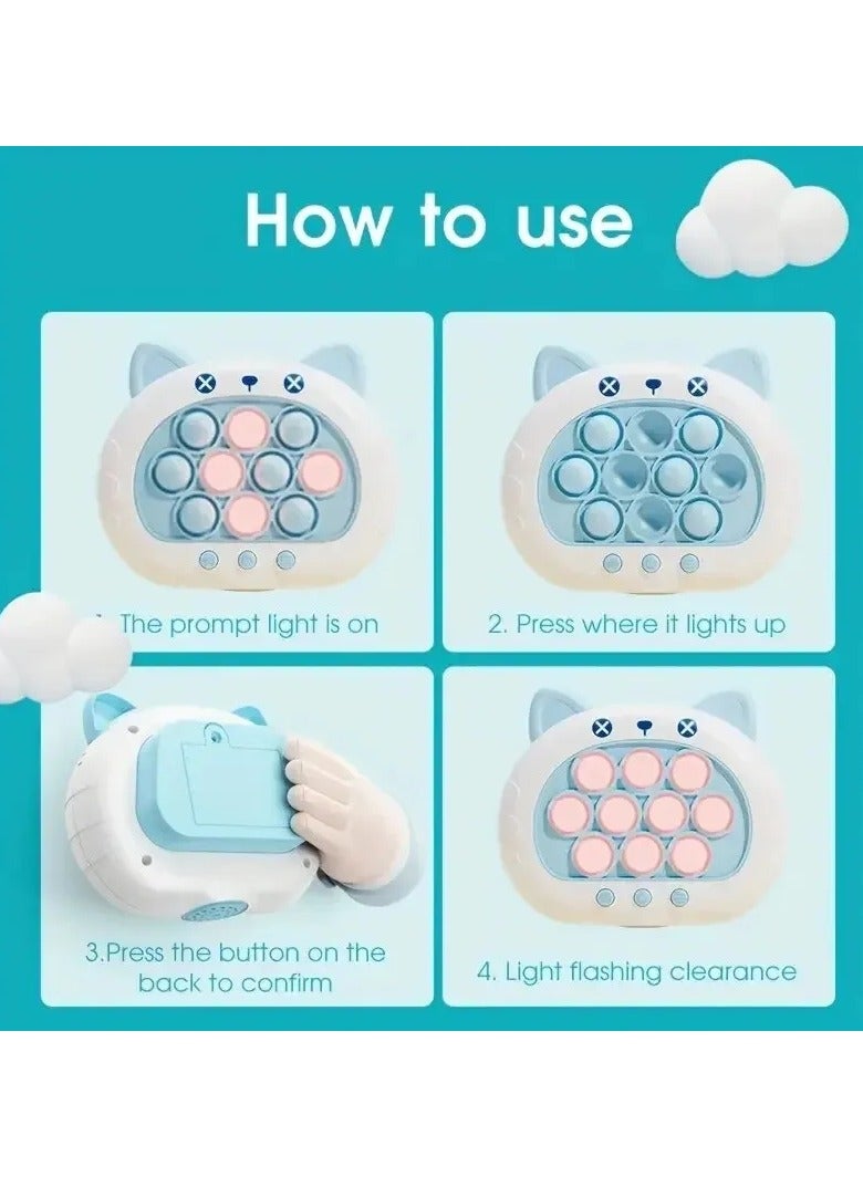 ارواق وحدة تحكم ألعاب الضغط السريع الكرتونية على شكل حيوان لطيف، أوضاع ذاكرة متقدمة متعددة للتفاعل بين الوالدين والطفل، لعبة تخفيف التوتر - Image 5