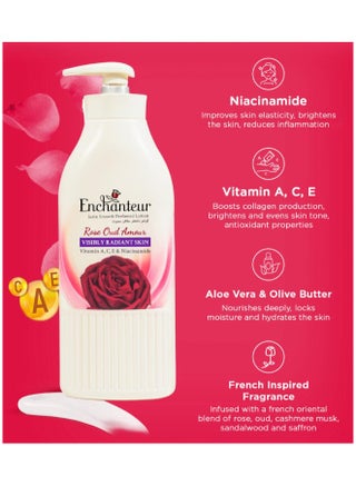 Satin Smooth Rose Oud Amour Lotion With Aloe Vera And Olive Butter For All Skin Types - view 3