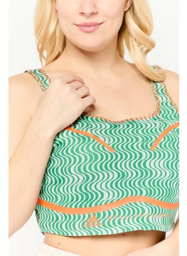 adidas By Stella McCartney Women Padded Sports Bra, Multicolor  - Image 3