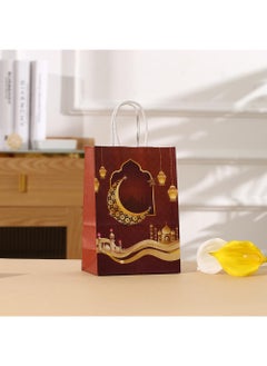 Y&D 12 Pcs Eid Mubarak Ramadan Kareem Holiday Gift Bags Holiday Souvenirs Kraft Paper Bags  - Image 4