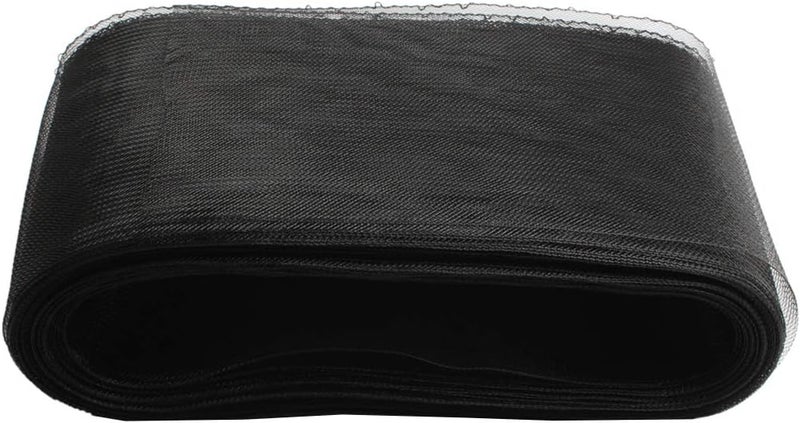 klarako Stiff Polyester Crinoline Horsehair Braid, 25 yards 6 inch Wide Black, as described - Image 1