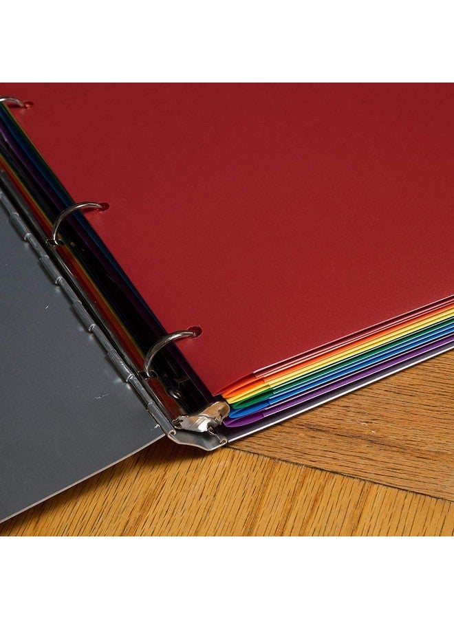 جام بايبر مجلدات جيب بلاستيكية متينة بثلاث فتحات من JAM PAPER - مجلدات مدرسية متينة للغاية - ألوان أساسية متنوعة - عبوة من 6 قطع - Image 3