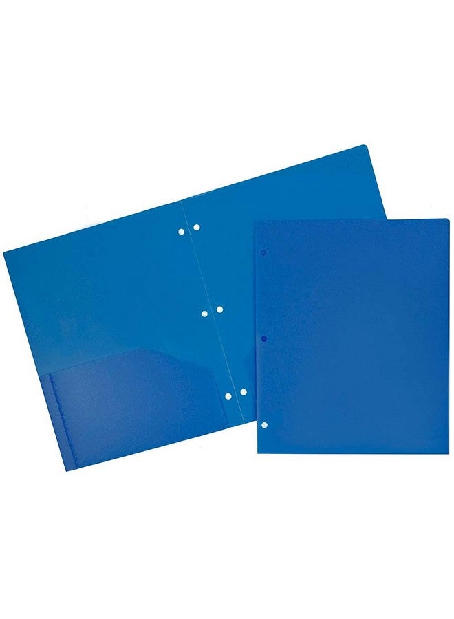 جام بايبر مجلدات جيب بلاستيكية متينة بثلاث فتحات من JAM PAPER - مجلدات مدرسية متينة للغاية - ألوان أساسية متنوعة - عبوة من 6 قطع - Image 4