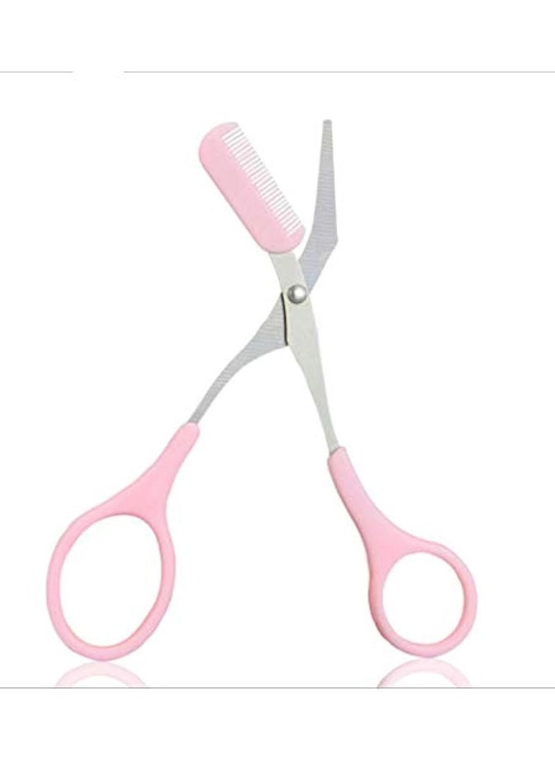 BLOOMING TIME Womens Eyebrow Trimmer and Eyelash Scissors Set  - Image 1