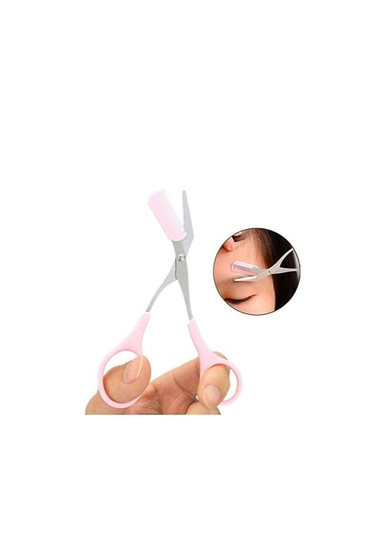 BLOOMING TIME Womens Eyebrow Trimmer and Eyelash Scissors Set  - Image 2
