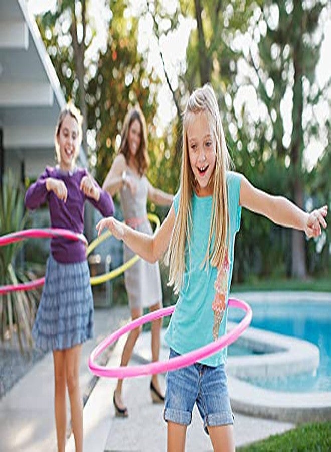 HIGHROOF® Adult Kid's Plastic Hula Hoop Zig Zag Quality Exercise Fitness Ring, 8 Inter-Lockable Pieces - Image 3