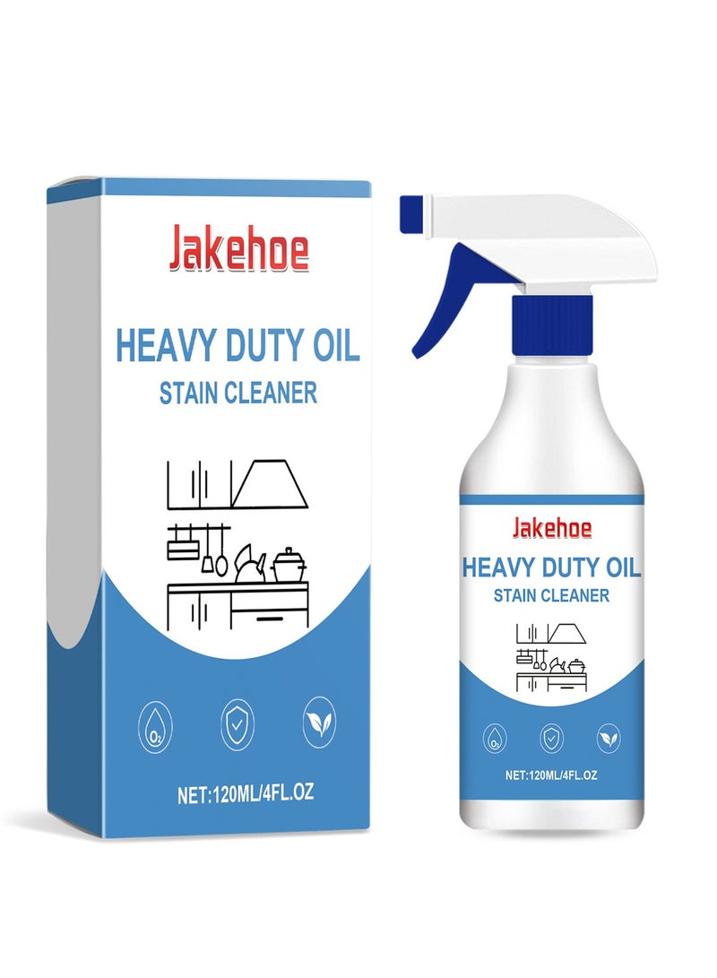 120ml Heavy Duty Kitchen Degreaser  Cleaning Spray, Bubble Cleaner Foam Spray, All-Purpose Degreaser for Kitchen, Cooker, Stains Remover, Easy to Use for Tough Grease, Oil, and Dirt  - Image 1