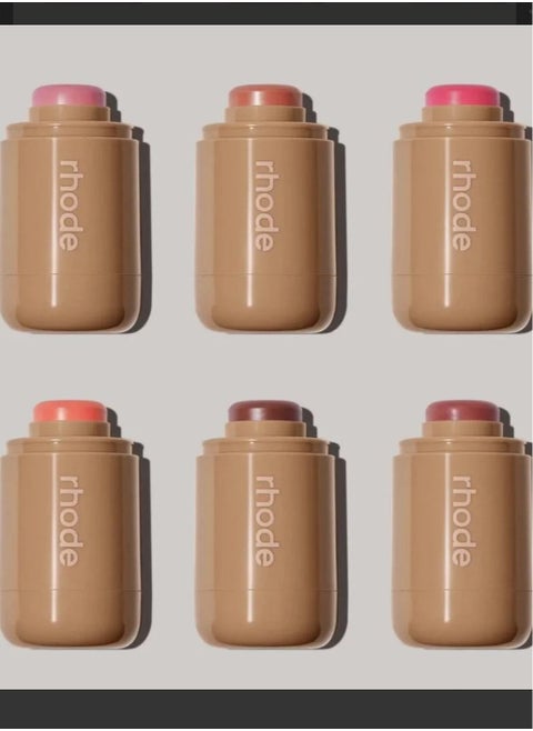 6PCS-The Pocket Blushes, Creamy Blush for Buildable Color + Baby-Soft Cheeks, Lip and Cheek Blush Cream, Blush Stick for Cheeks, Hydrates Skin Longlasting Non-Stick 0.18 Oz