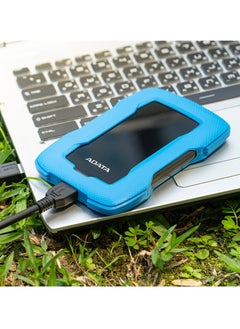 ADATA ADATA HD330 5TB USB 3.0, High-speed Shock-absorbing External Hard Drive, Extra Slim Portable Waterproof Mobile Hard Drive, (5TB Blue)  - Image 2