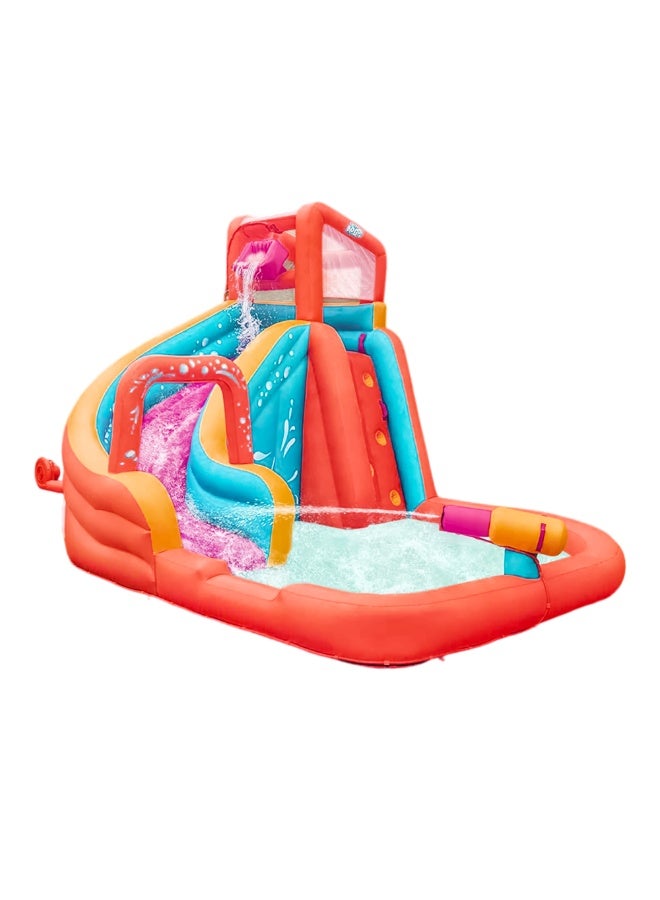 FLOBO Kids Water Park Bouncy Castle With 450W Air Pump (365x320x270cm, Age 3-8 Years) - Multicolor - Image 1