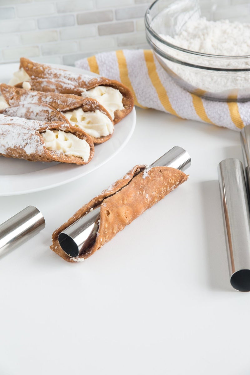 Fox Run 45090 Set of 16 Cannoli Molds, Medium, Silver - Image 4