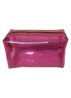 Brand Stores Makeup Transparent PVC Organizing Clutch Bag – PINK  - Image 1