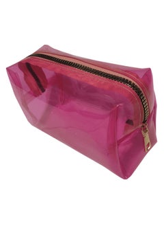 Brand Stores Makeup Transparent PVC Organizing Clutch Bag – PINK  - Image 2