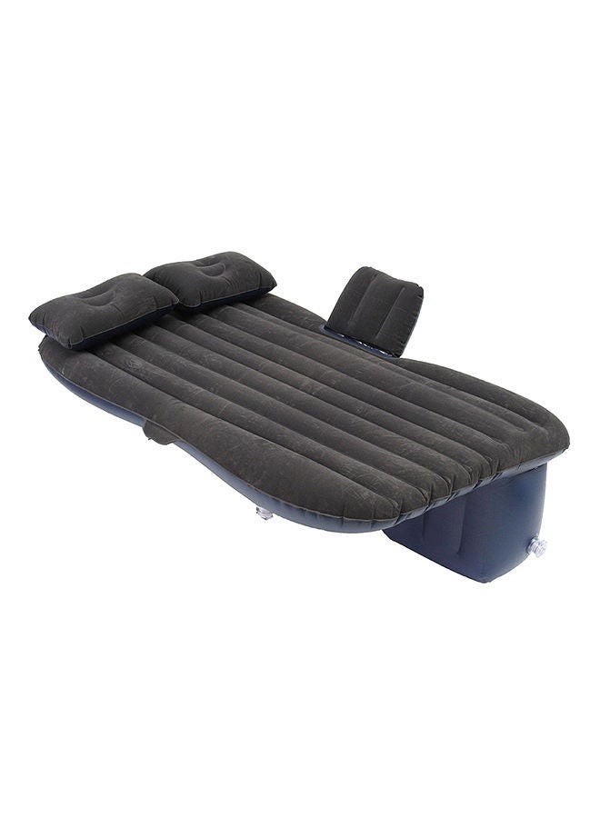 Loquat Car Flocking Back Seat Inflatable Air Bed With Pillows - Image 1