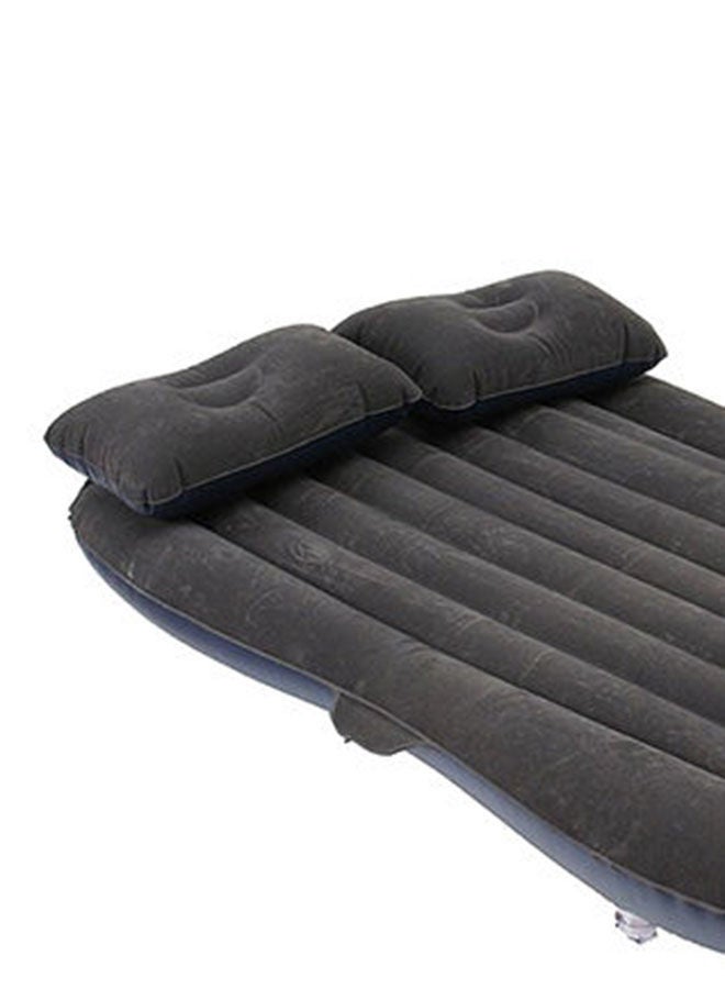 Loquat Car Flocking Back Seat Inflatable Air Bed With Pillows - Image 3