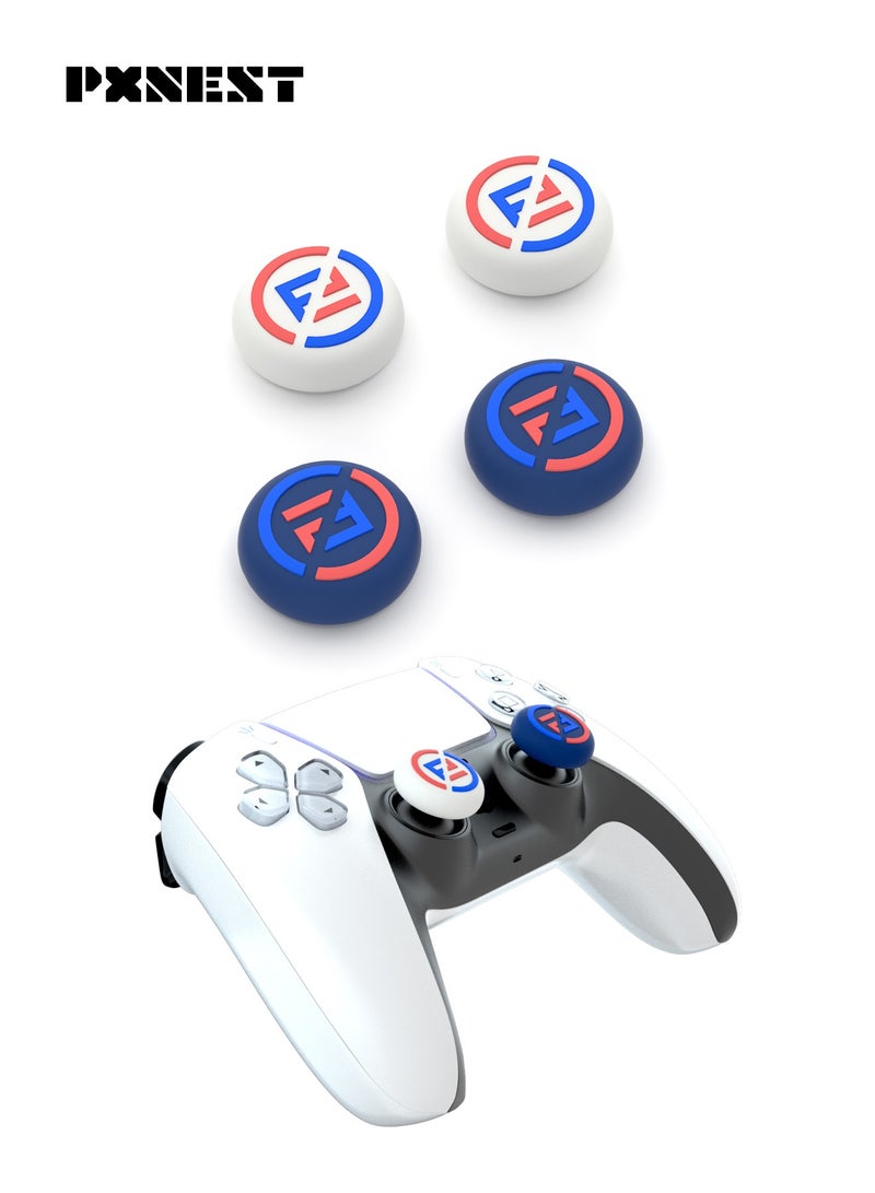 Pxnest Joystick Caps, Joystick Caps for PS5 / PS4 / Slim / Pro Controller,Steam Deck Controller, Switch Pro Controller / Switch2 Pro Controller, 2 pairs (4 pieces) - Image 1