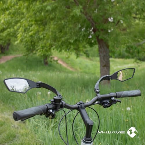 M-Wave Spy Space Bicycle Mirror, left side mount, Black (270015) - Image 5
