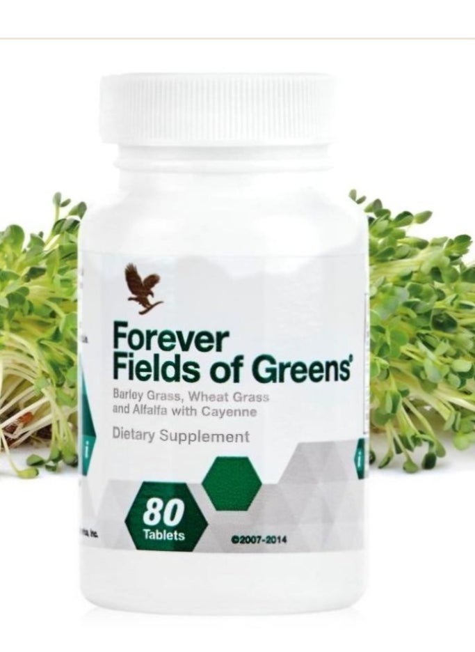 Forever Living Forever Living Fields of Greens Dietary Supplement - 80 Capsules  - Image 1