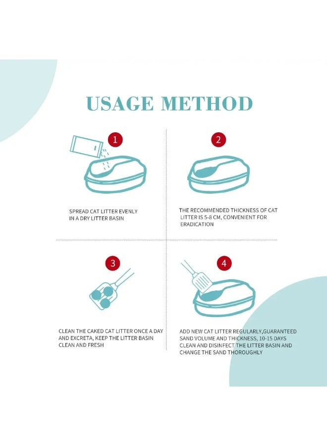 بايولاين عرض كومبو - بايولاين فضلات القطط بالتوفو 7 لتر (برائحة العنبر) + مجرفة فضلات القطط من موديرنا - Image 3