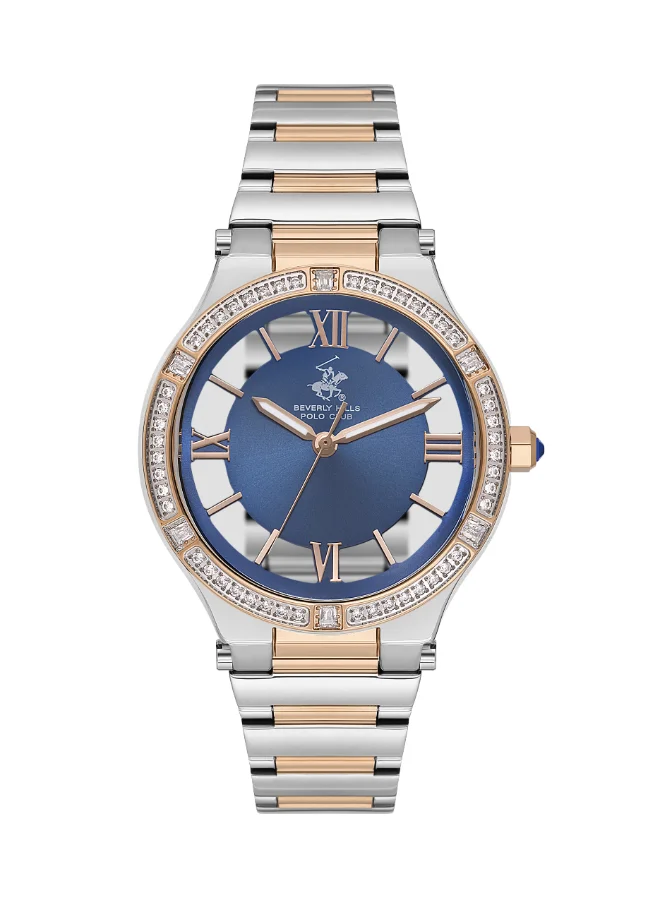 BEVERLY HILLS POLO CLUB Polo Club Women's Watch, Analog Display and Metal Strap - BP3630C.590, Silver