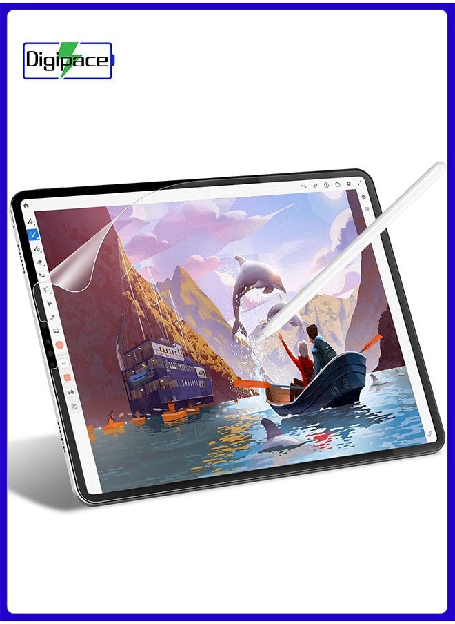 واقي شاشة ورقي لجهاز iPad Air 5/4 مقاس 10.9 بوصة، وجهاز iPad Pro مقاس 11 بوصة (موديلات 2022/2021/2020/2018)، مضاد للتوهج، طبقة ورق PET غير لامعة للرسم - pzsku/Z2D9F8A0EED1B76635109Z/45/_/1736755164/6ba68f75-bdf9-4b5f-abeb-cf3a3b0b8198