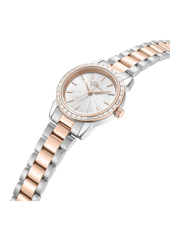بوليس Miona Silver Dial Stainless Steel Bracelet Analog Watch for Women, 30mm