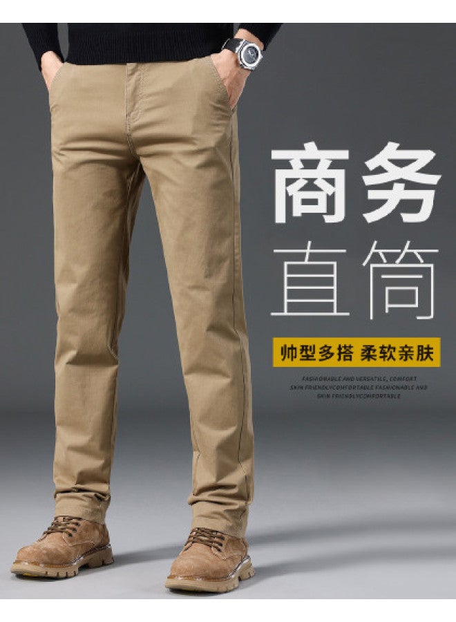 FOLUNSI men's Fashion Straight-leg Casual Pants For Business Commuting - Comfortable Trousers For Men - Image 1