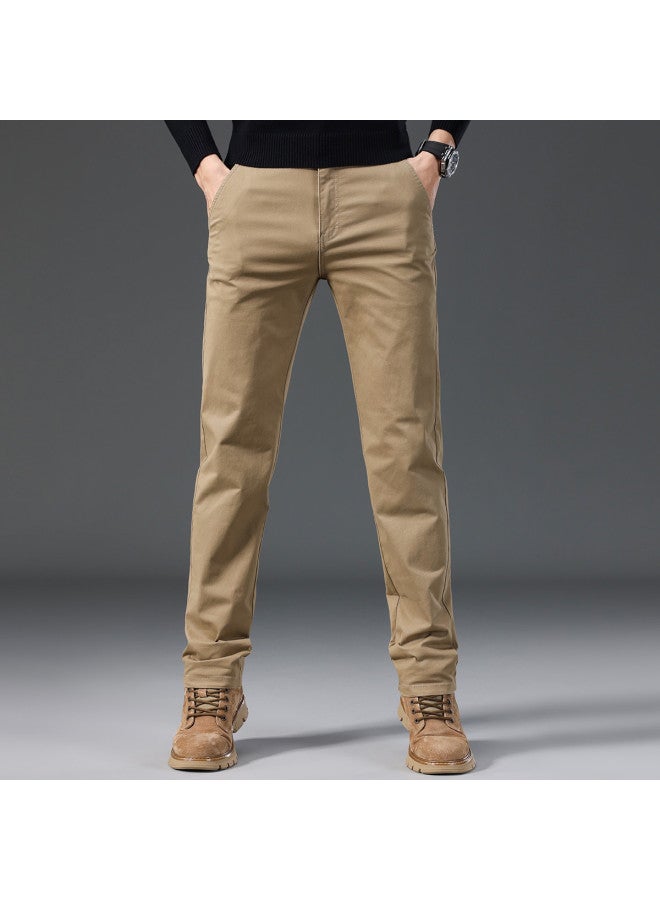 FOLUNSI men's Fashion Straight-leg Casual Pants For Business Commuting - Comfortable Trousers For Men - Image 4