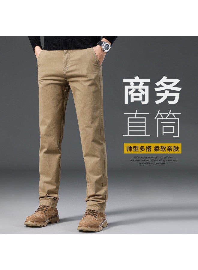FOLUNSI men's Fashion Straight-leg Casual Pants For Business Commuting - Comfortable Trousers For Men - Image 2