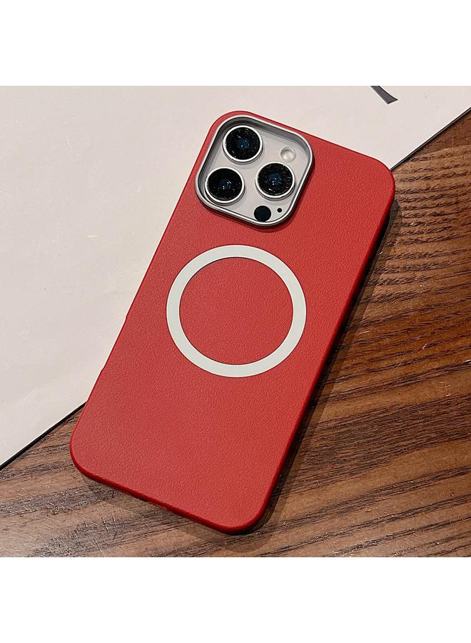 S-TOP Case For iPhone 12 Pro Max Leather Texture Design MagSafe Full Coverage Phone Case - Image 1