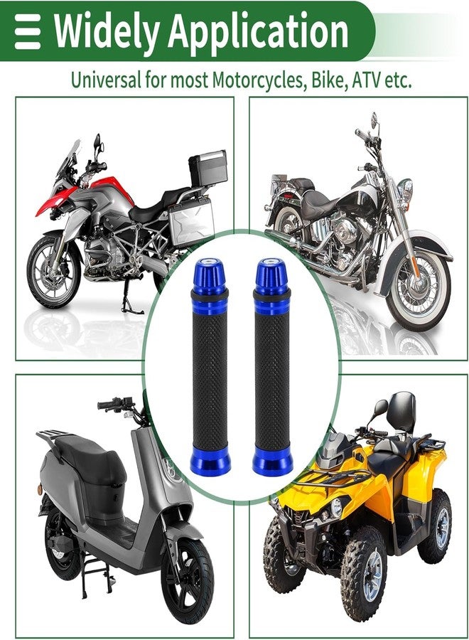 GONAMA Bike Handle Grip, Black, Rubber with Aluminium End Caps, Anti-Slip Textured, 1 Pair - Image 4
