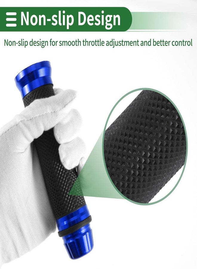 GONAMA Bike Handle Grip, Black, Rubber with Aluminium End Caps, Anti-Slip Textured, 1 Pair - Image 5