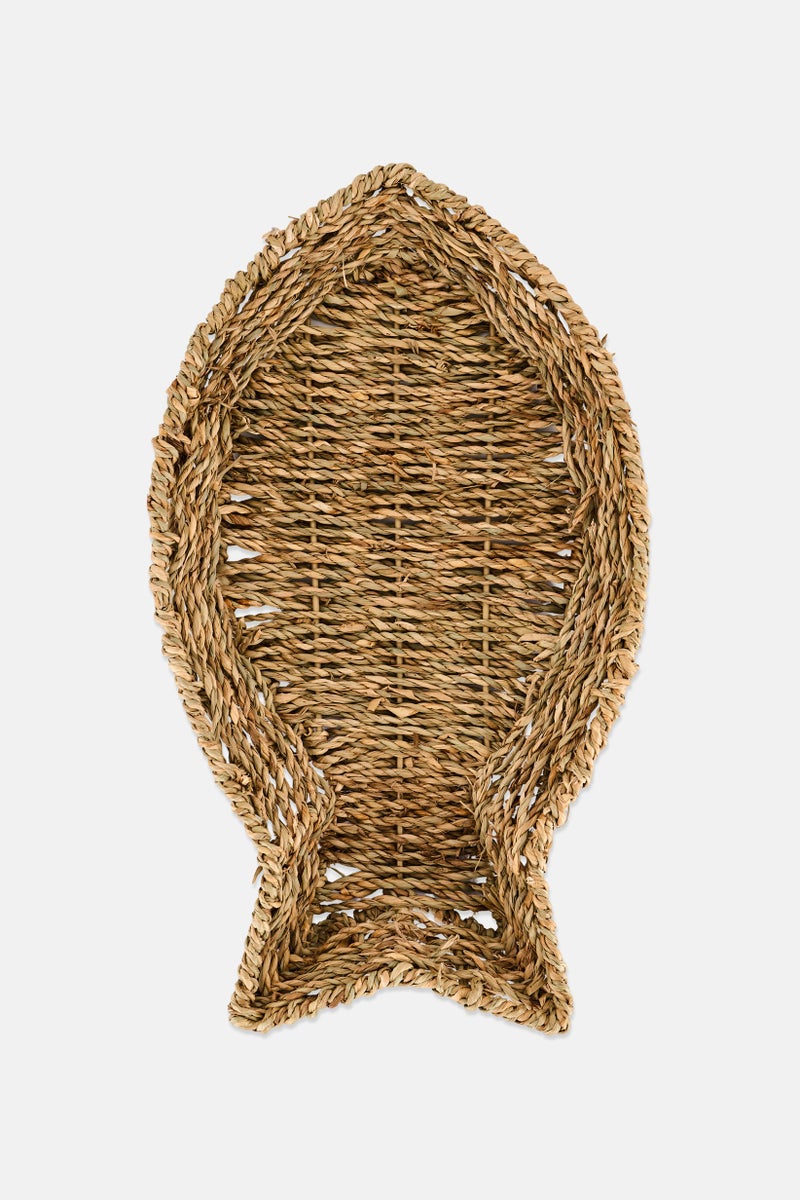 Muy Mucho Fiber Fish Vegetable Tray, Natural - Image 3