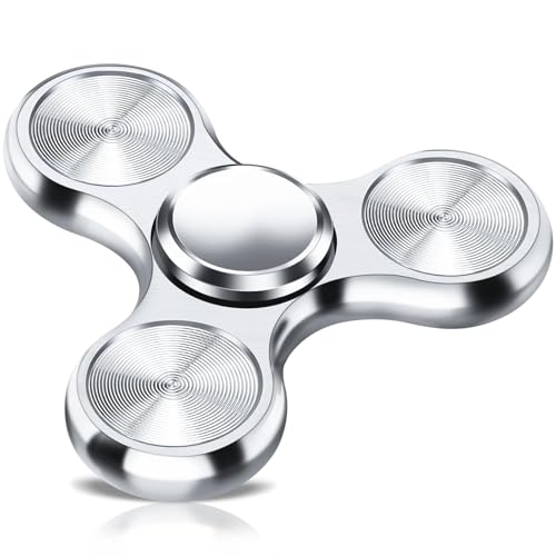 Fasray Fidget Spinner for Adults Ultra Durable Metal Silent Fidget Spinners Sensory Fidget Toys with Stainless Steel Bearings ADHD Autism Anxiety Stress Relief Easter Basket Stuffers Gifts for Adults - Image 1