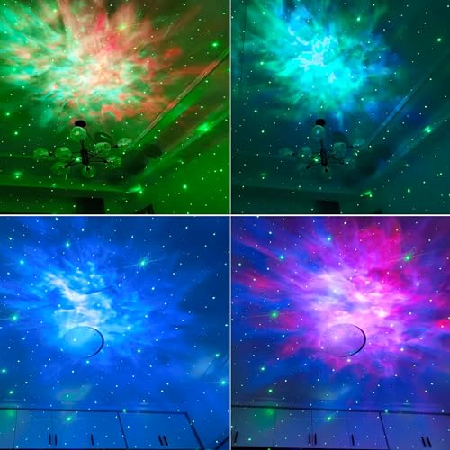 VGRASSP 360° Rotating Astronaut Galaxy Projector Night Lamp with Nebula Stars, Remote Control, Timer, Colorful LED Sky Light for Bedroom, Gaming Room, Party - Multicolor - Image 5