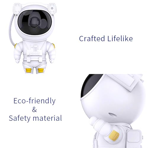 VGRASSP 360° Rotating Astronaut Galaxy Projector Night Lamp with Nebula Stars, Remote Control, Timer, Colorful LED Sky Light for Bedroom, Gaming Room, Party - Multicolor - Image 4