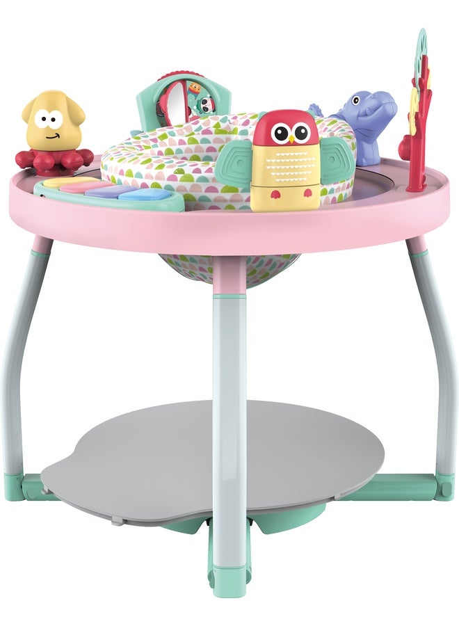 بيبي لاف 5-in-1 Musical Baby Jumping Chair, Pink - Image 1