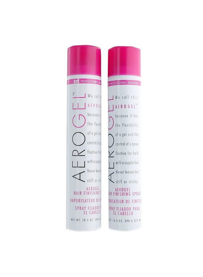 TRIDESIGN Tri Aerogel Hairspray Nontoxic Hair Finishing Spray For Styling Volumizing And Holding Curly Hair With Flexible Hold For Women And Men Pack Of 2 (10.5 Oz)  - Image 1