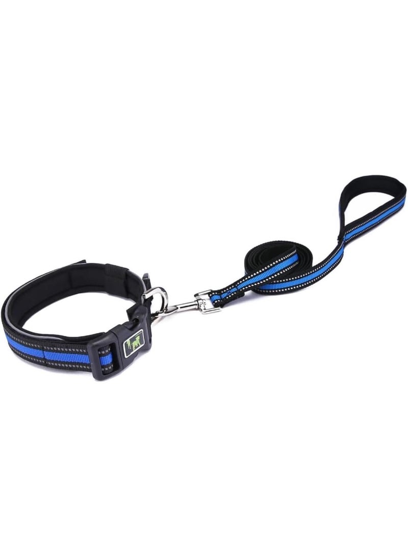 GGOOT Pet Cats Dog Collar with Reflective Rope Adjustable Necklace Strap Luminously Breakaway Buckles Collar Pet Products  - Image 1