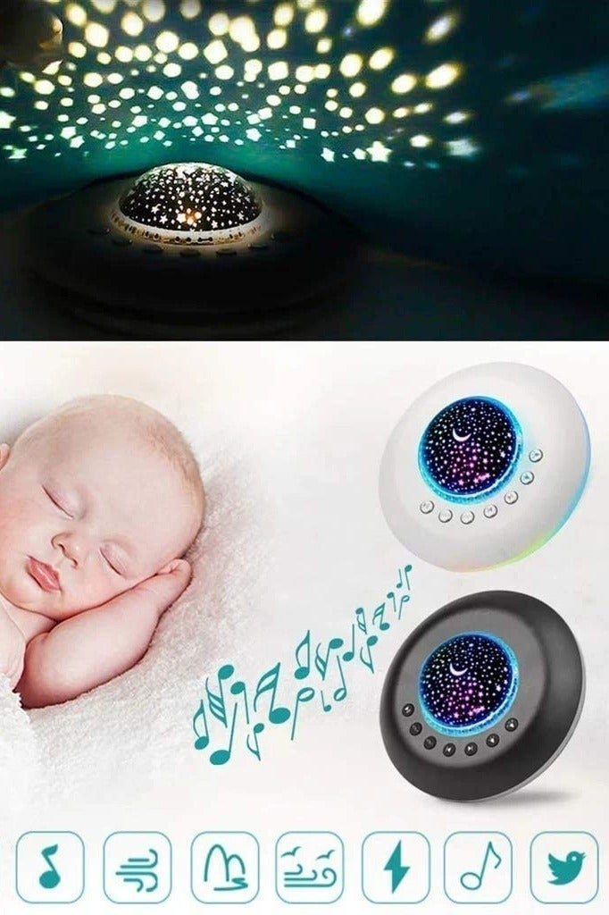 Baby Sleep Soother, Baby Sound Machine, White Noise Machine for Baby Sleeping with Night Light, Toddler Sleep Trainer with 34 Soothing Sounds, Timer, App Remote Control - Image 4
